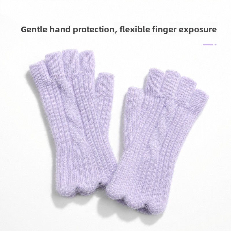 Women's Warmth Knitted Alpaca  - Wool Glove Lined recension och pris