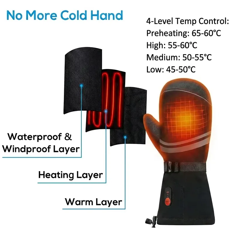 for Winter Ski Waterproof Rech - Ski Glove Waterproof recension och pris